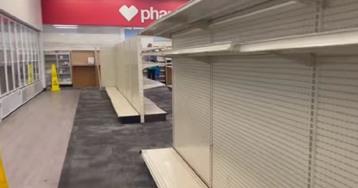 Bare shelves in a Washington, D.C., CVS testify to the toll shoplifting took on the retail store, which announced it is closing in February.