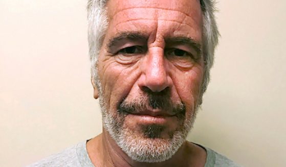 The late Jeffrey Epstein is pictured in a photo from the New York State Sex Offender Registry.