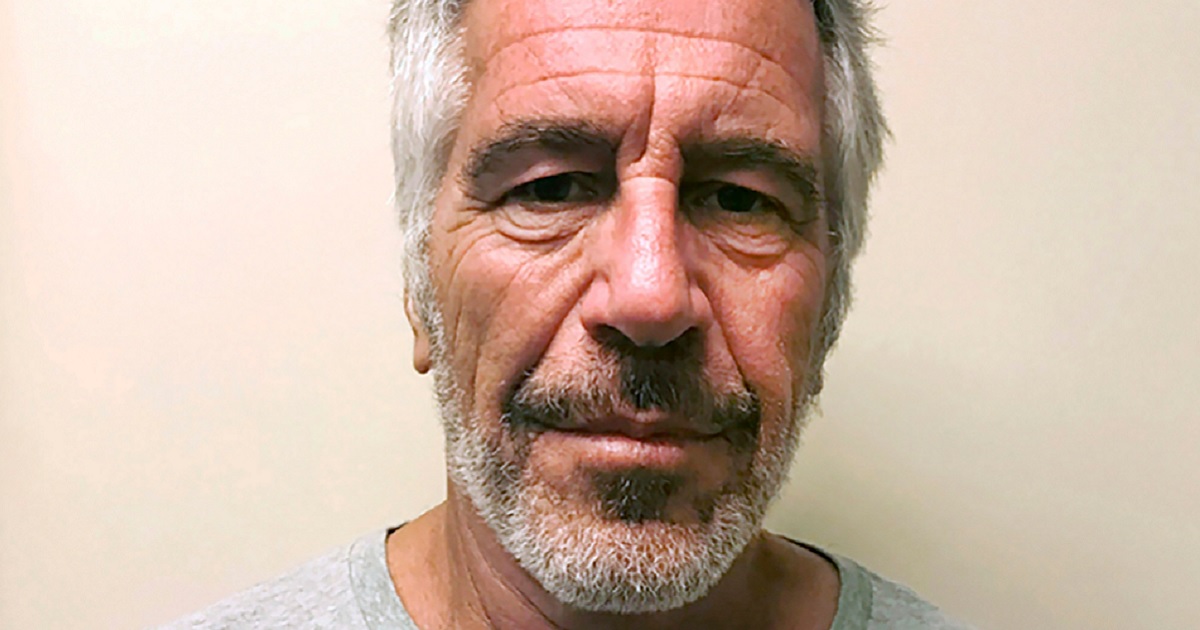 The late Jeffrey Epstein is pictured in a photo from the New York State Sex Offender Registry.