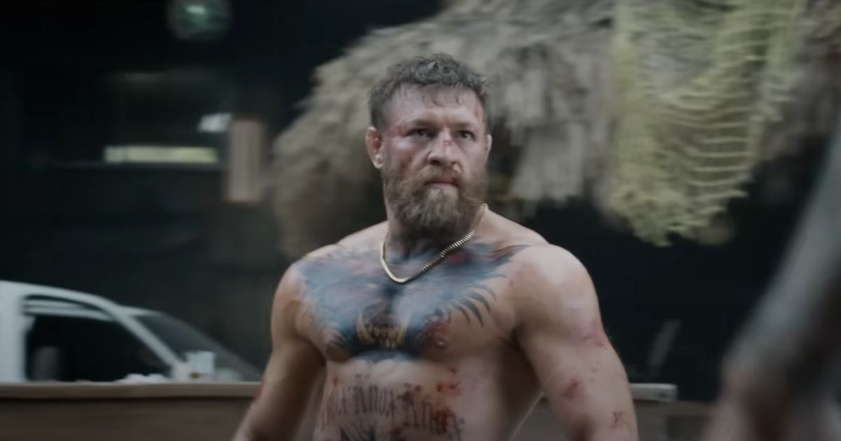 This Twitter screen shot shows UFC fighter Conor McGregor in his still unnamed role in the new Road House movie.
