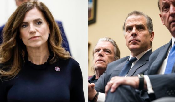 U.S. Rep. Nancy Mace, a South Carolina Republican, left, skewered first son Hunter Biden, right, during Wednesday's House Oversight Committee hearing where he made a surprise visit.
