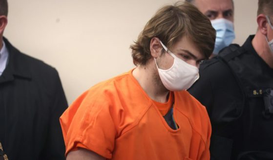 Payton Genderon, pictured heading into court in a May 2022 file photo, is facing a federal death penalty trial in the May 14, 2022, mass shooting at a Buffalo, New York, supermarket.
