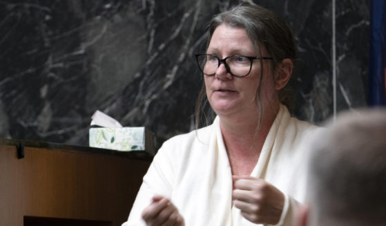 Jennifer Crumbley testifies during her trial in Pontiac, Michigan, on Thursday.