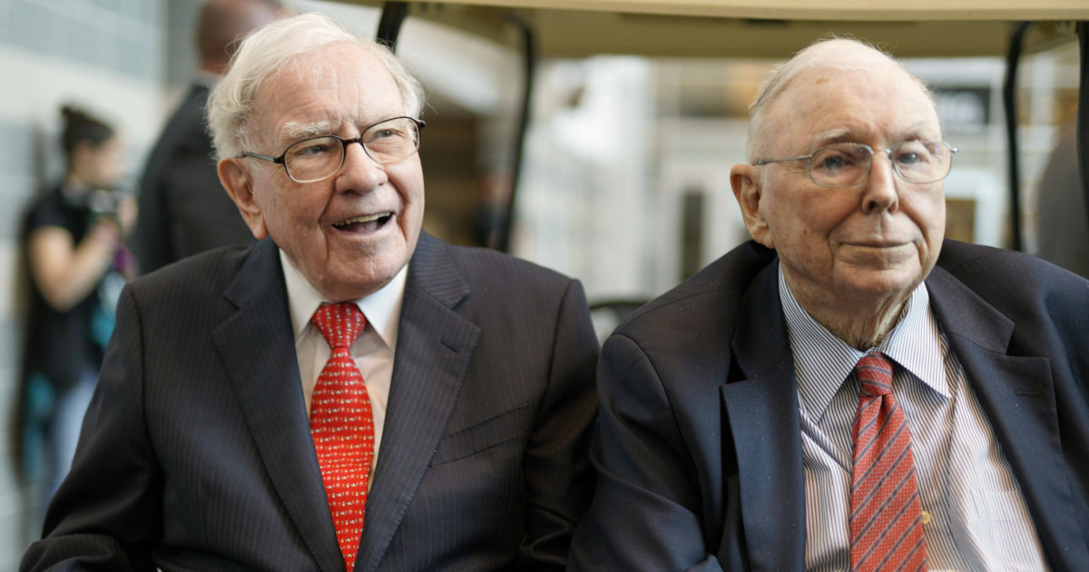 Warren Buffett and the late Charlie Munger in 2019