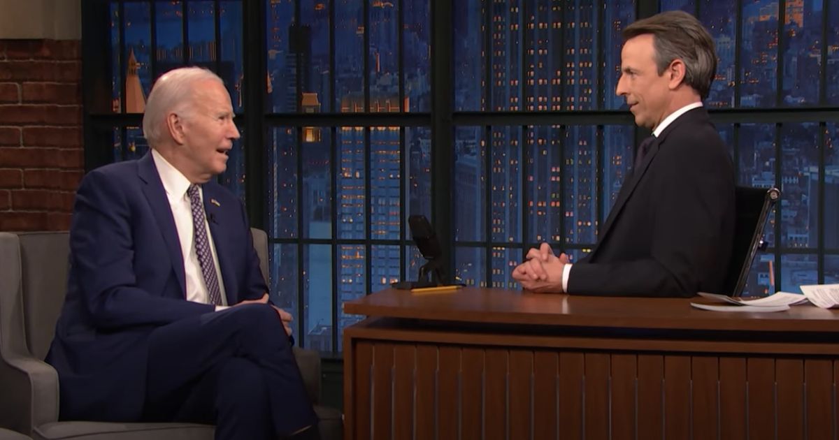 Biden repeats false claim about Trump in friendly ‘Late Night’ chat