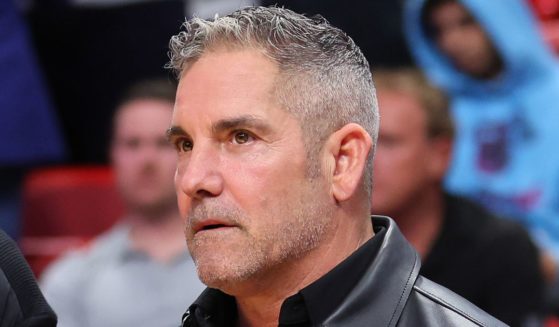 Grant Cardone looks on prior to the NBA game between the Miami Heat and the Minnesota Timberwolves at FTX Arena in Miami on March 12, 2022.