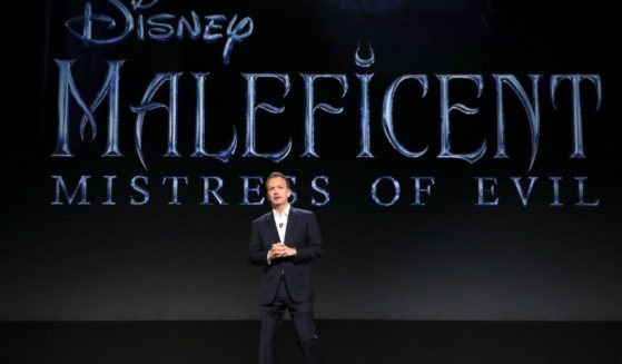 Walt Disney Studios Motion Picture Production president Sean Bailey giving a presentation at D23 EXPO 2019.