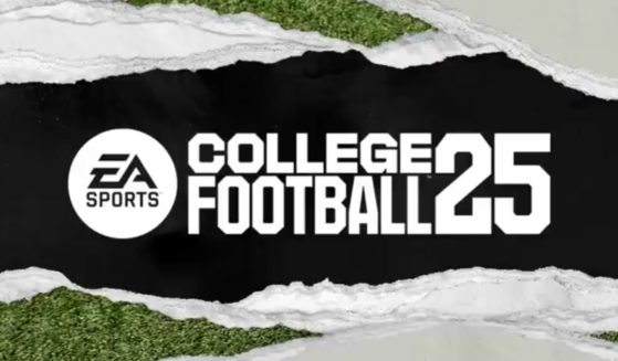 The logo for the long-anticipated "EA Sports College Football 25."