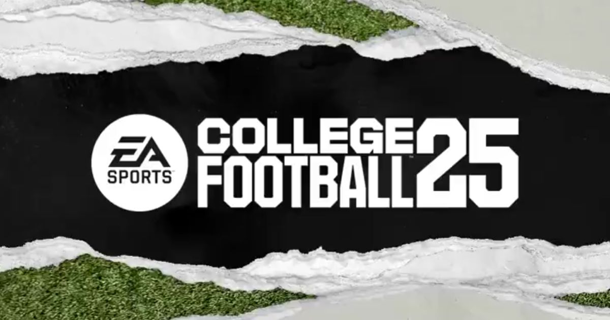 The logo for the long-anticipated "EA Sports College Football 25."