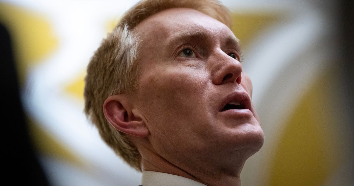 Oklahoma Sen. James Lankford speaks with reporters after meeting with Senate Minority Leader Mitch McConnell at the U.S. Capitol in Washington, D.C., on Jan. 16.