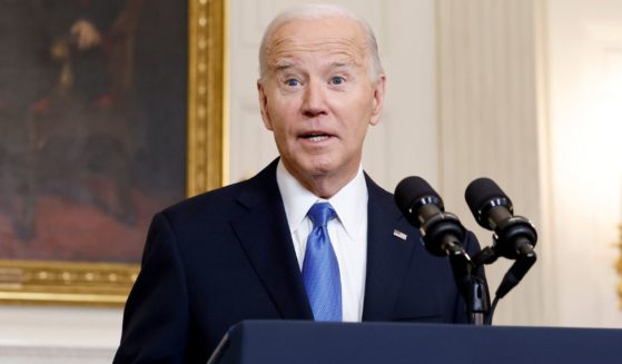 President Joe Biden speaks on the Senate's recent passage of the National Security Supplemental Bill from the White House in Washington, D.C., on Tuesday.