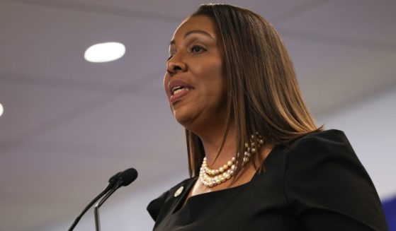 Attorney General Letitia James speaks during a press conference following a verdict against former U.S. President Donald Trump in a civil fraud trial on Feb.16 in New York City.