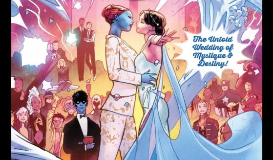 In an upcoming comic from Marvel, a character well-known for his faith performs a lesbian wedding.