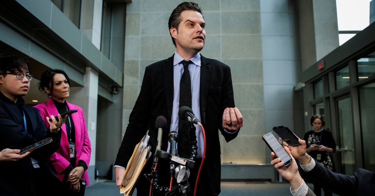 Matt Gaetz storms out of Hunter Biden deposition, exclaiming, “That’s a new one!