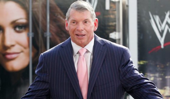 Vince McMahon at a press conference at Austin Straubel International Airport in 2009.