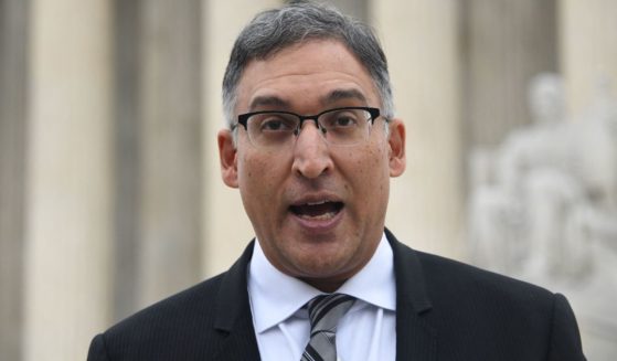 Attorney Neal Katyal speaks to the media in front of the U.S. Supreme Court in Washington, D.C., on Dec. 7, 2022.