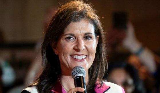 Republican presidential hopeful and former U.N. Ambassador Nikki Haley speaks during a campaign event at Forest Fire BBQ in Hilton Head, South Carolina, on Thursday.