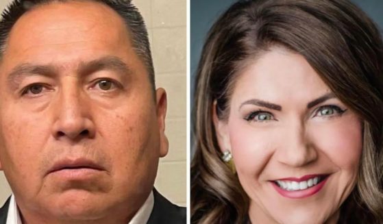 The leader of the Oglala Sioux Tribe in South Dakota's Pine Ridge Reservation, Frank Star Comes Out, left, banished South Dakota Gov. Kristi Noem from the reservation over comments Noem made about cartels infiltrating tribal lands, and the state of the U.S. border with Mexico.