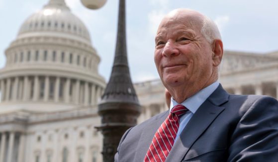 Ben Cardin at a news conference in D.C.