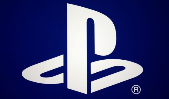 The PlayStation logo displayed during "Paris Games Week" in 2019 in Paris, France.