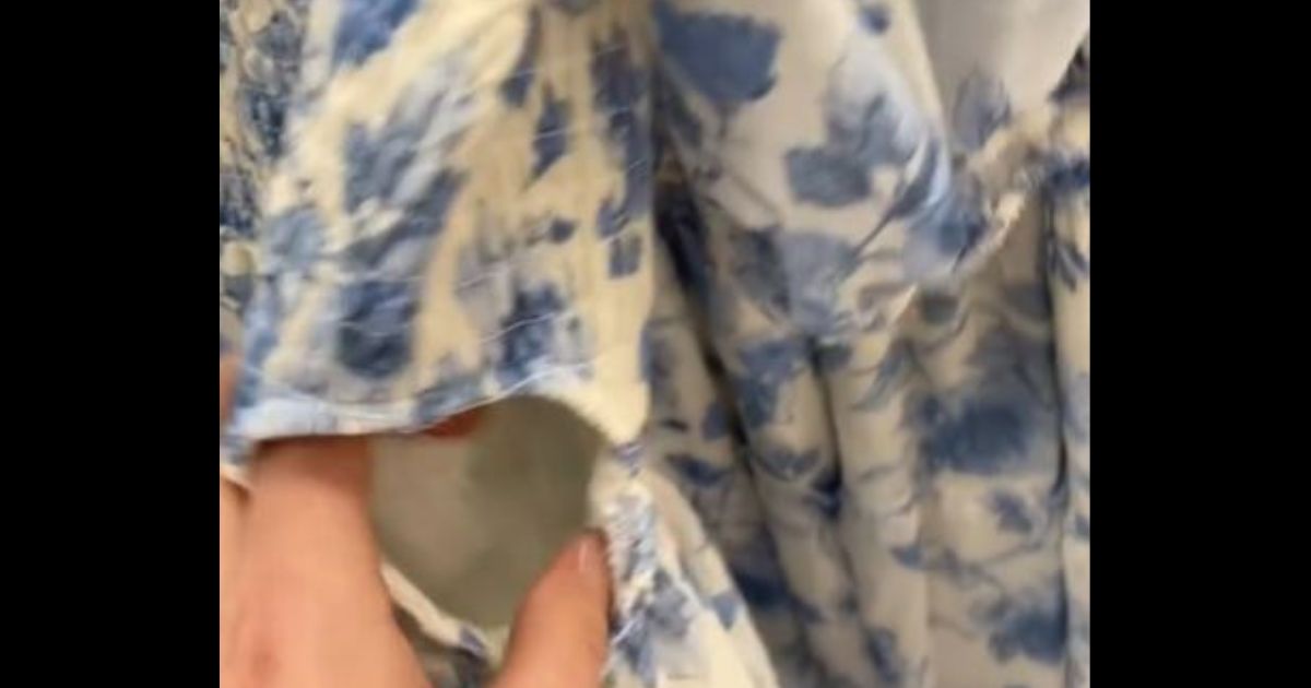 Meghan Mayer, a Michigan mom, was shopping for clothes for her young daughter in Target when she noticed something concerning about some of the dresses sold - they had holes in the sides, designed to expose the hips.