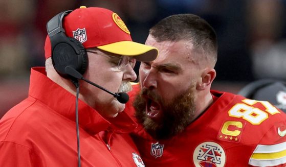 During Super Bowl LVIII on Sunday, many were shocked when Kansas City Chiefs tight end Travis Kelce yelled at and pushed head coach Andy Reid on the sidelines.