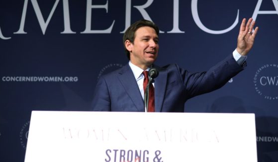 Florida Gov. Ron DeSantis waves as he addresses the Concerned Women for America Legislative Action Committee on Sept. 15 in Washington, D.C.