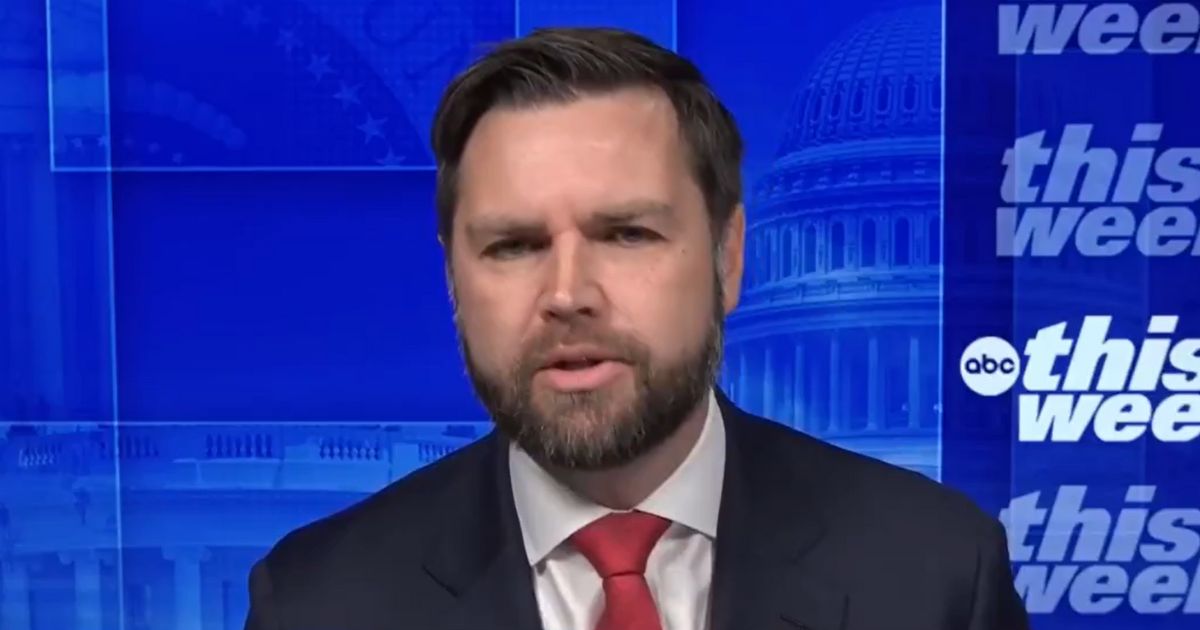 Ohio Republican J.D. Vance is interviewed Sunday on ABC's "This Week."
