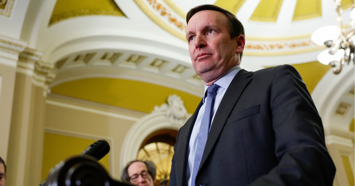 Sen. Chris Murphy speaks at a news conference at the U.S. Capitol on Tuesday in Washington, D.C.