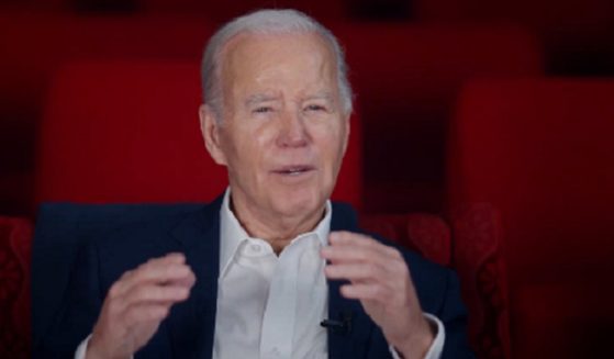 President Joe Biden in a video released by the White House on Sunday.