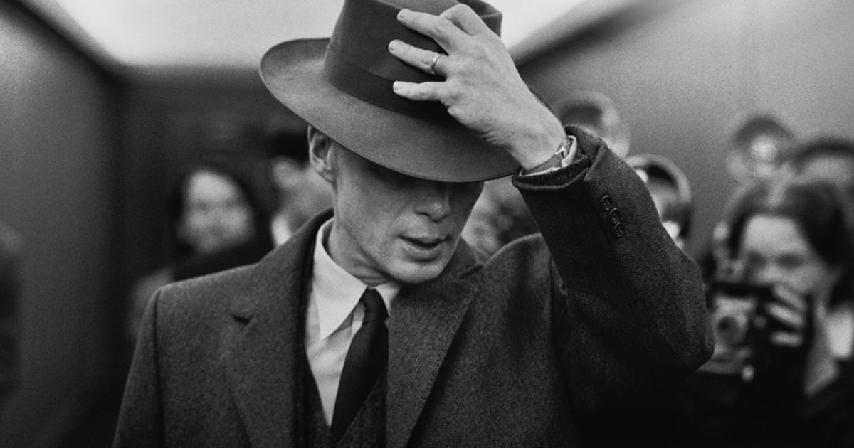 This X screen shot shows actor Cillian Murphy from the movie "Oppenheimer."