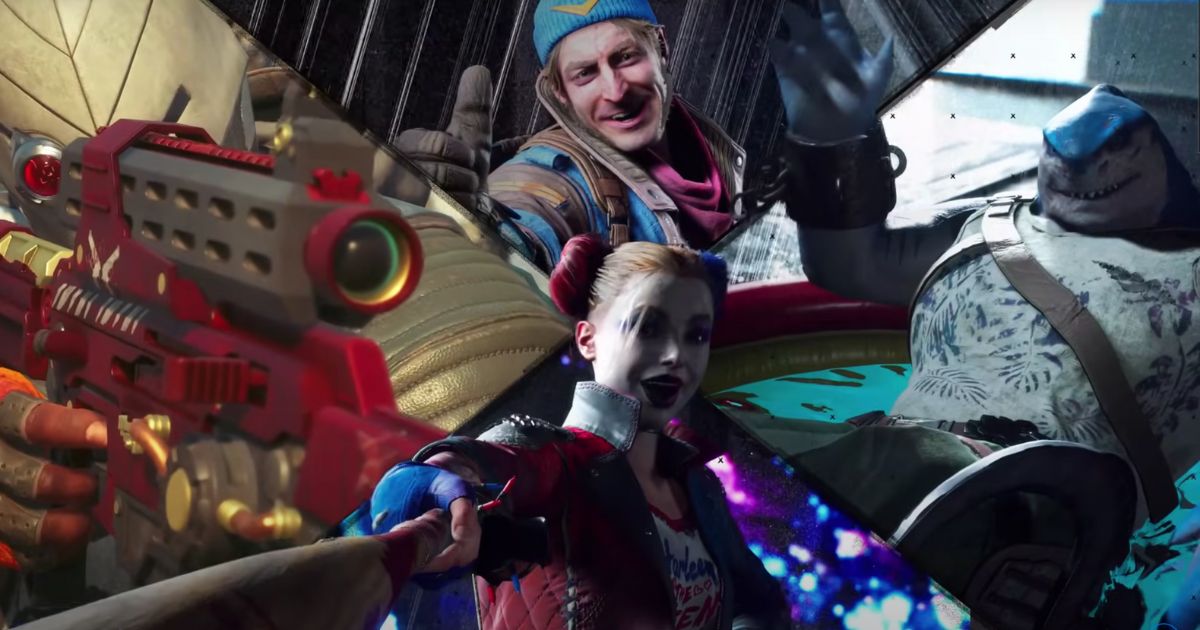 This YouTube screen shot shows the various members of the Suicide Squad in the new Suicide Squad: Kill the Justice League video game.
