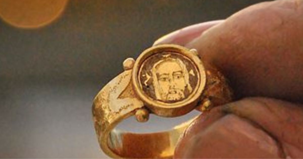 Archaeologists in Sweden have unearthed, in addition to thousands of other medieval artifacts, an ancient ring with an image of Jesus.
