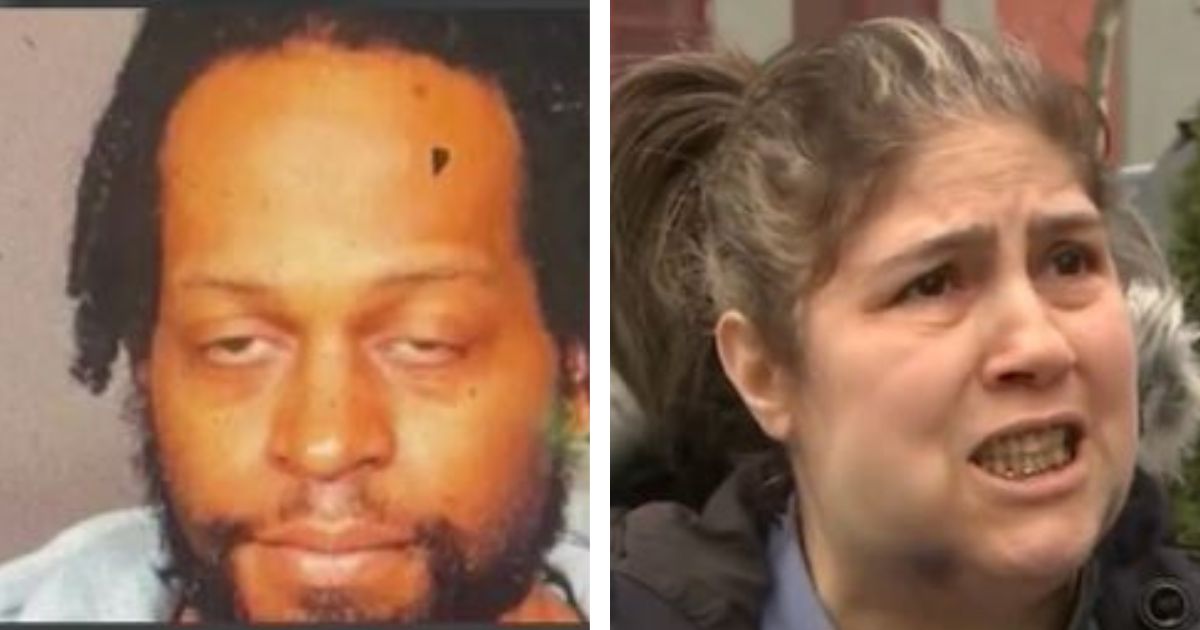 Franz Jeudy, left, is accused of randomly attacking Dulce Pichardo, on a New York City street. The attack was captured on surveillance video.