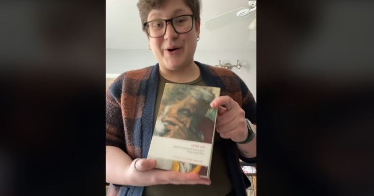 A TikToker shared that she ordered "queer" books from a Target store, but a Bible was shipped to her instead.