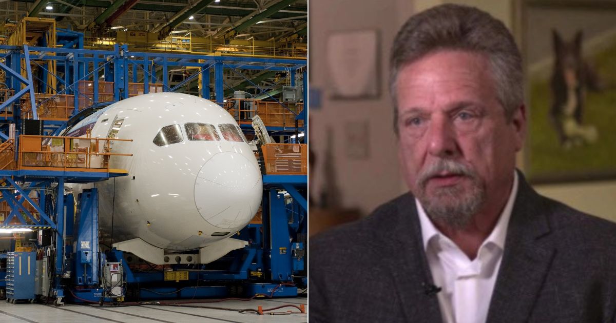 A Boeing 787 Dreamliner aircraft, left, sits under construction at the Boeing production facilities and factory at Paine Field in Everett, Washington, on Feb 17, 2012. Former Boeing employee and whistleblower John Barnett, right, was testifying against the company, following a series of aircraft safety issues when he was found dead after missing a court appearance on Saturday.