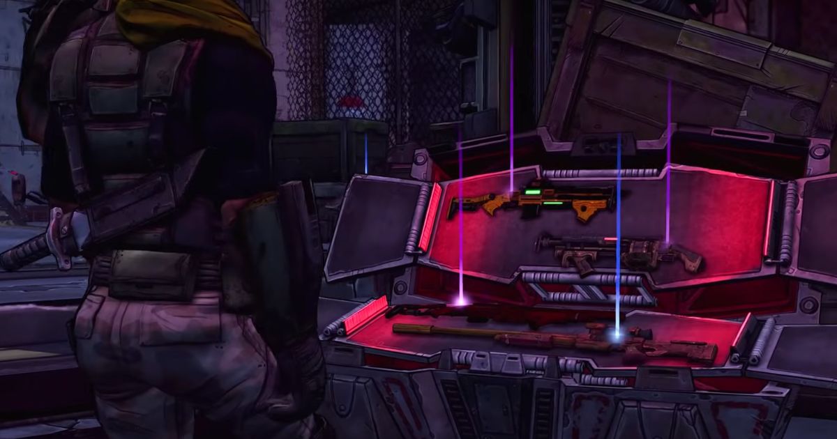 A shot of gameplay from the hit game "Borderlands."