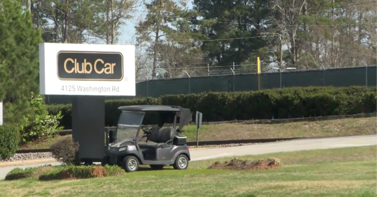 the Club Car facility in Evans, Georgia