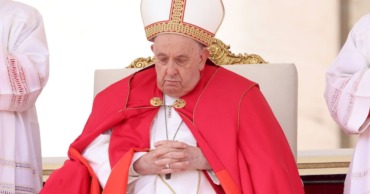 Pope Francis opts out of Palm Sunday homily and cardinal procession