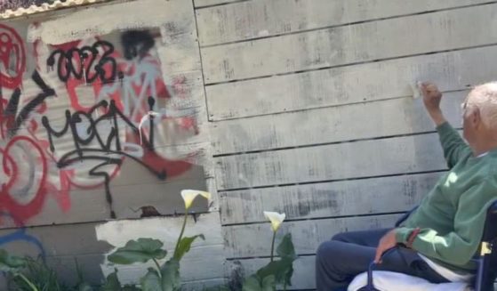 Oakland, California resident Victor Silva Sr., 102 and in a wheelchair, was ordered by the city to clean up graffiti on his property's back wall or pay a hefty fine.