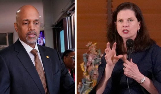 Clayton Harris III, left, candidate for Cook County, Illinois state's attorney, is facing Eileen O'Neill Burke for an open seat to lead the nation's second-largest prosecutor's office.