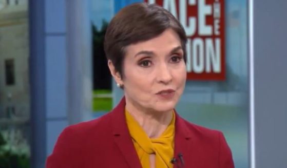 Former Fox News and CBS journalist Catherine Herridge is shown during an interview on "Face the Nation."
