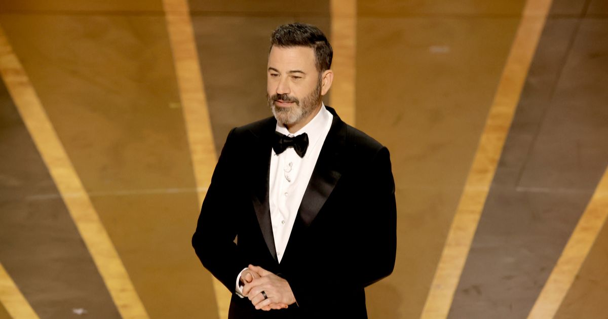 Jimmy Kimmel speaks onstage at the 95th Annual Academy Awards in 2023.