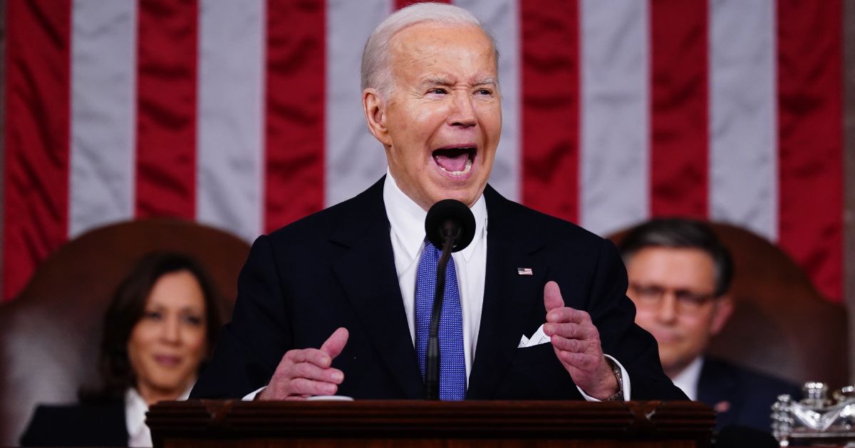 President Joe Biden delivers the State of the Union address from the U.S. Capitol in Washington, D.C., on Thursday.