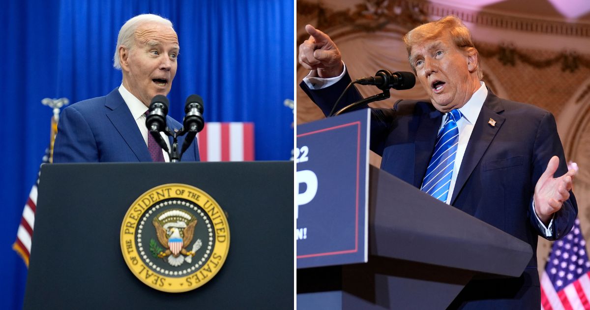 presumptive 2024 presidential nominees Joe Biden and Donald Trump