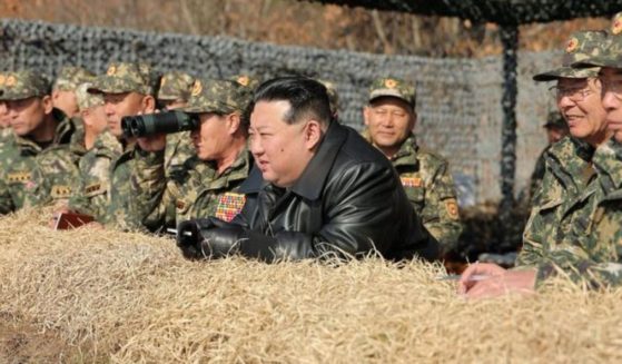 North Korean leader Kim Jong Un attended a military drill on Wednesday, where he supervised exercises that simulate an 'actual war,' according to the state-run Korean Central News Agency.