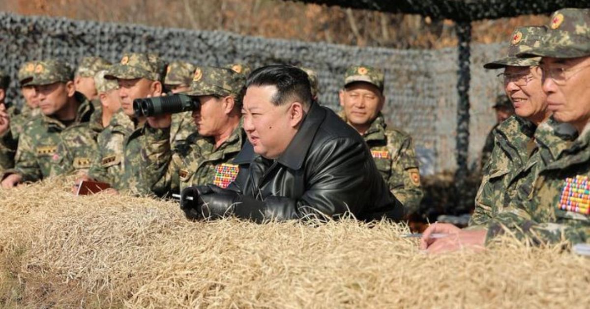 North Korean leader Kim Jong Un attended a military drill on Wednesday, where he supervised exercises that simulate an 'actual war,' according to the state-run Korean Central News Agency.