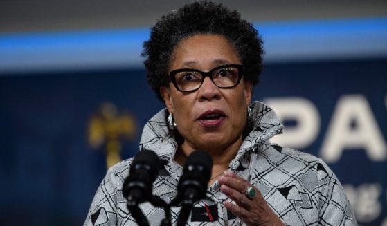 Housing and Urban Development Secretary Marcia Fudge speaks during the rollout of the Property Appraisals and Valuation Equity task force to combat racial and ethnic bias in property valuations at the White House in Washington, D.C., on March 23, 2022. On Monday, Fudge announced her resignation from her position in President Joe Biden's cabinet.