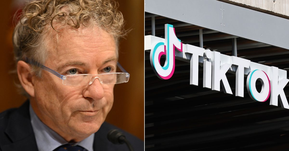 Sen. Rand Paul, left, and several others have warned of a "Trojan horse" included in the TiktTok ban bill that could violate the First Amendment.