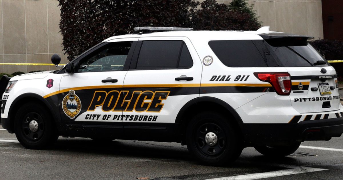 A Pittsburgh Police vehicle is posted near the Tree of Life Synagogue in Pittsburgh, Pennsylvania, on Oct. 29, 2018. Recently, the Pittsburgh Police Department announced that they will only respond to late night emergencies if the incident is in-progress.